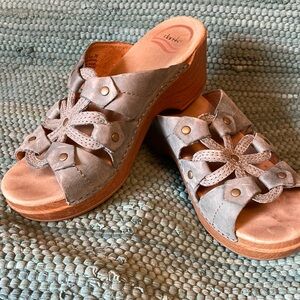 Dansko Light Denim Blue Sandals